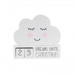 Ημερολόγιο Sweet Dreams Cloud Christmas Countdown Block