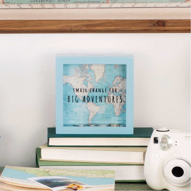 Κουμπαράς Vintage Map Big Adventures