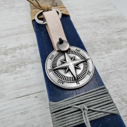 Λαμπάδα με Μπρελόκ Metal Compass
