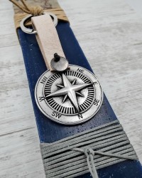 Λαμπάδα με Μπρελόκ Metal Compass