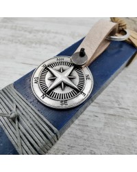 Λαμπάδα με Μπρελόκ Metal Compass