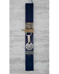 Λαμπάδα με Μπρελόκ Metal Compass