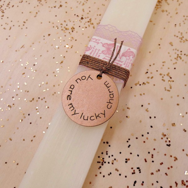 Sweet Love Message Easter Candle