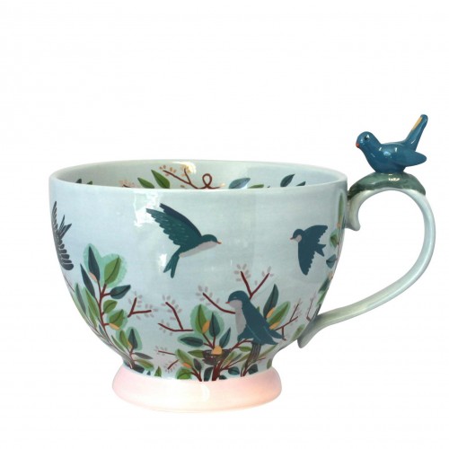 Secret Garden Bird Teacup
