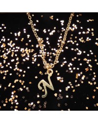 What's your Name- Stainless Steel Initial "N" Necklace