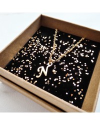 What's your Name- Stainless Steel Initial "N" Necklace