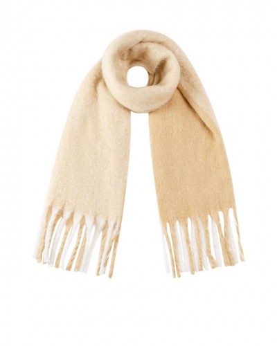 Μαλακό Κασκόλ με Κρόσσια – Miamossa Accessories