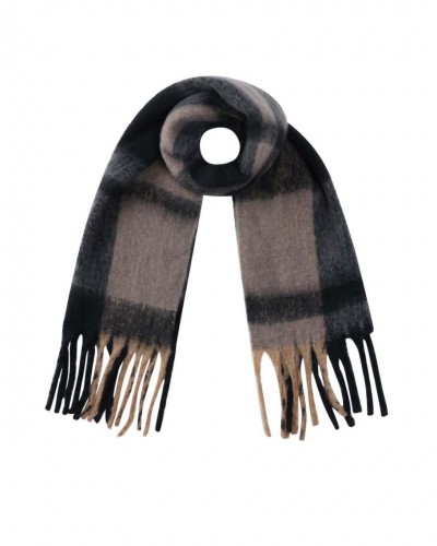 Μαλακό Κασκόλ με Κρόσσια – Miamossa Accessories