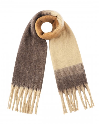 Μαλακό Κασκόλ με Κρόσσια – Miamossa Accessories