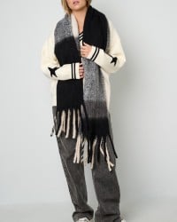 Μαλακό Κασκόλ με Κρόσσια – Miamossa Accessories Μαλακό Κασκόλ με Κρόσσια – Miamossa Accessories
