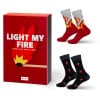 Ανδρικές κάλτσες με σχέδια Light my Fire Ανδρικές κάλτσες με σχέδια Light my Fire