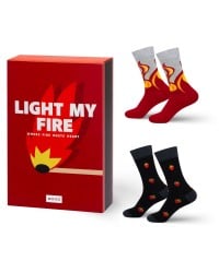 Ανδρικές κάλτσες με σχέδια Light my Fire Ανδρικές κάλτσες με σχέδια Light my Fire