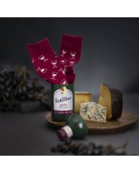 Γυναικείες κάλτσες Red Wine Bottle Γυναικείες κάλτσες Red Wine Bottle