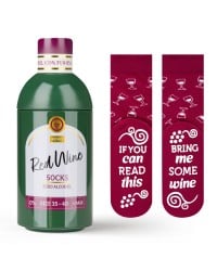 Γυναικείες κάλτσες Red Wine Bottle Γυναικείες κάλτσες Red Wine Bottle