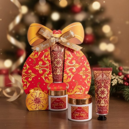 Χριστουγεννιάτικο Σετ Δώρου σε σχήμα Χιονόμπαλας – Κρέμες Χεριών & Ποδιών