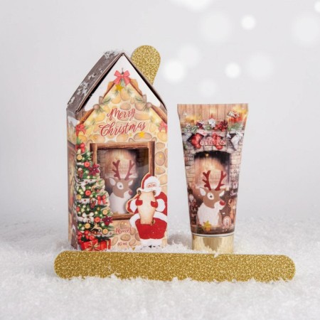 Χριστουγεννιάτικο Σετ Μανικιούρ σε Σχήμα Σπιτιού – Κρέμα Χεριών & Λίμα Χριστουγεννιάτικο Σετ Μανικιούρ σε Σχήμα Σπιτιού – Κρέμα Χεριών & Λίμα