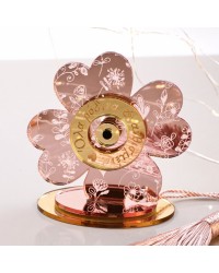2026 Tabletop Lucky Charm – Plexiglass Four Leaf Clover with Evil Eye Handmade 2026 Tabletop Lucky Charm – Plexiglass Four Leaf Clover with Evil Eye