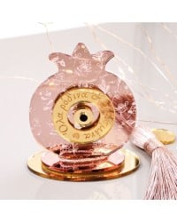 2026 Tabletop Lucky Charm – Plexiglass Pomegranate with Evil Eye Handmade 2026 Tabletop Lucky Charm – Plexiglass Pomegranate with Evil Eye