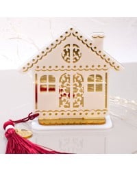 2026 Tabletop Lucky Charm – Plexiglass House Handmade 2026 Tabletop Lucky Charm – Plexiglass House