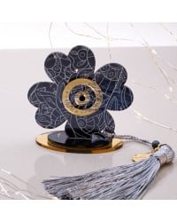 2026 Tabletop Lucky Charm – Plexiglass Four Leaf Clover with Evil Eye Handmade 2026 Tabletop Lucky Charm – Plexiglass Four Leaf Clover with Evil Eye