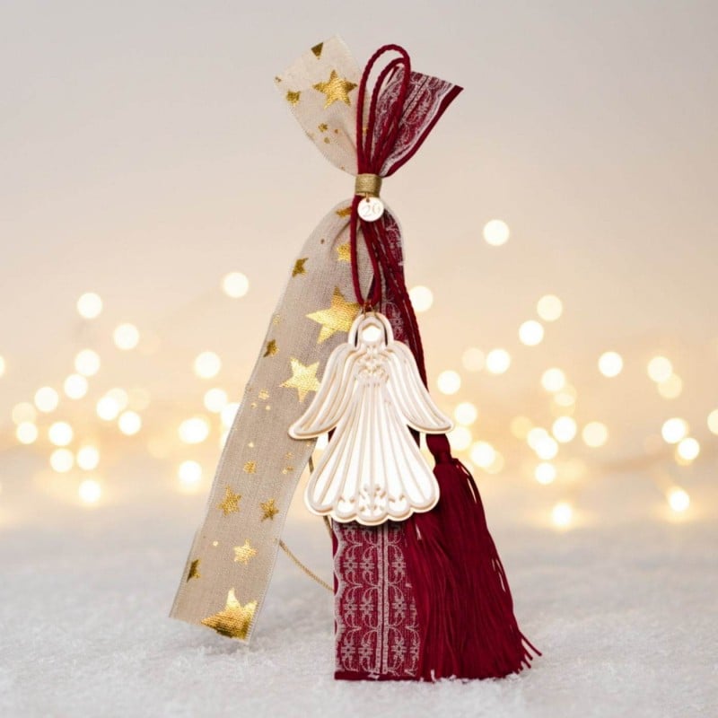 Handmade Hanging 2026 Lucky Charm – Plexiglass Angel Handmade Hanging 2026 Lucky Charm – Plexiglass Angel