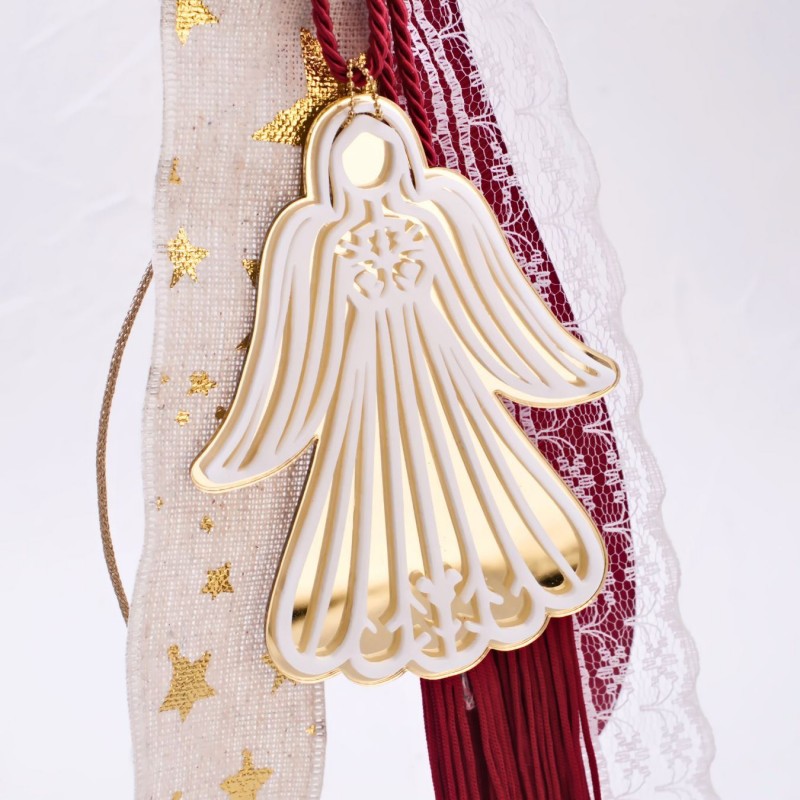 Handmade Hanging 2026 Lucky Charm – Plexiglass Angel Handmade Hanging 2026 Lucky Charm – Plexiglass Angel