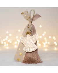 Handmade Hanging 2026 Lucky Charm – Plexiglass Angel Handmade Hanging 2026 Lucky Charm – Plexiglass Angel