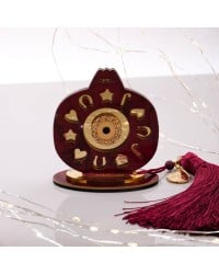 2026 Tabletop Lucky Charm – Plexiglass Pomegranate with Evil Eye Handmade 2026 Tabletop Lucky Charm – Plexiglass Pomegranate with Evil Eye