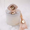 Scented 2026 Lucky Candle – Plexiglass Lid and Evil Eye Scented 2026 lucky candle with cover lid and plexiglass Evil Eye
