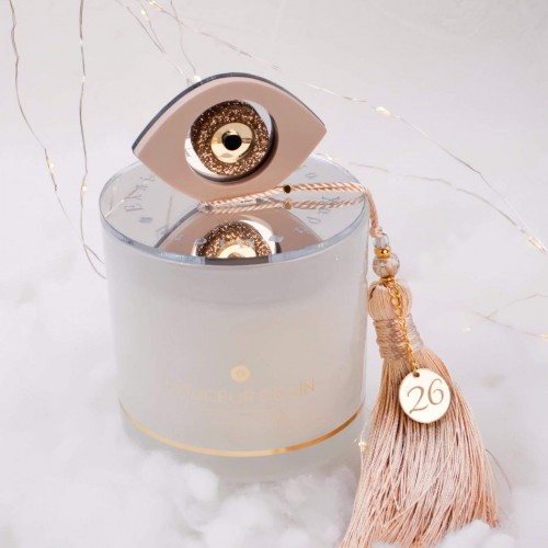 Scented 2026 Lucky Candle – Plexiglass Lid and Evil Eye Scented 2026 lucky candle with cover lid and plexiglass Evil Eye
