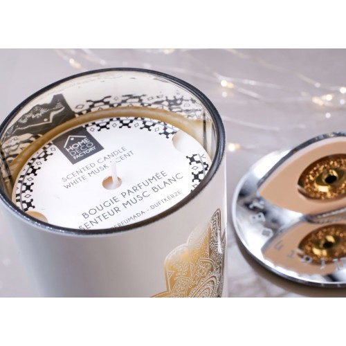 Scented 2026 Lucky Candle – Plexiglass Lid and Evil Eye Scented 2026 lucky candle with cover lid and plexiglass Evil Eye