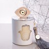 Scented 2026 Lucky Candle – Plexiglass Lid and Evil Eye Scented 2026 lucky candle with cover lid and plexiglass Evil Eye