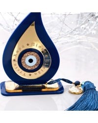 2026 Tabletop Lucky Charm – Plexiglass Teardrop with Evil Eye Handmade 2026 Tabletop Lucky Charm – Plexiglass Teardrop with Evil Eye