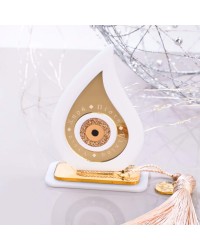 2026 Tabletop Lucky Charm – Plexiglass Teardrop with Evil Eye Handmade 2026 Tabletop Lucky Charm – Plexiglass Teardrop with Evil Eye