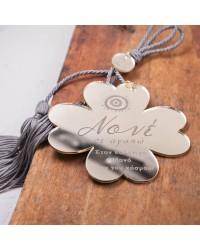 Handmade Four-leaf clover Lucky Charm in a gift Box - Godfather Handmade hanging lucky charm 2026 with plexiglass Four-leaf clover for Godfather