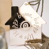 2026 Silver Hanging Lucky Charm - House in a Gift Box Handmade hanging lucky charm 2026 with silver plexiglass House