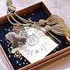 2026 Silver Hanging Lucky Charm - House in a Gift Box Handmade hanging lucky charm 2026 with silver plexiglass House