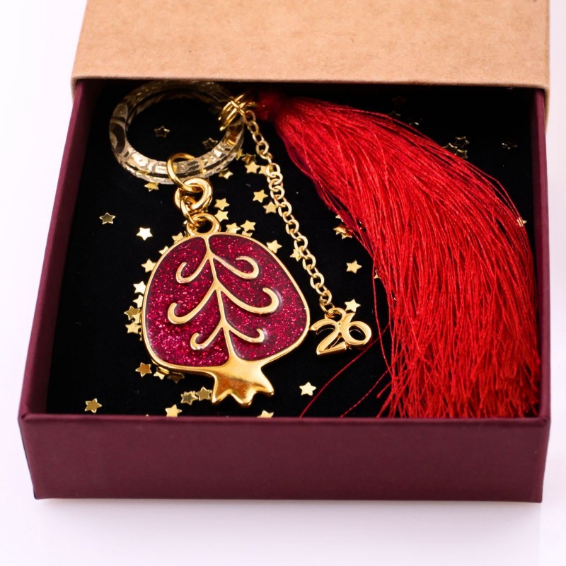 Pomegranate lucky charm in a Gift Box Handmade Pomegranate lucky charm in a gift box
