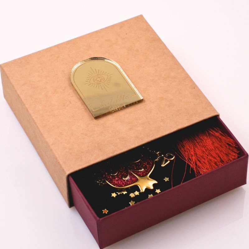 Pomegranate lucky charm in a Gift Box Handmade Pomegranate lucky charm in a gift box