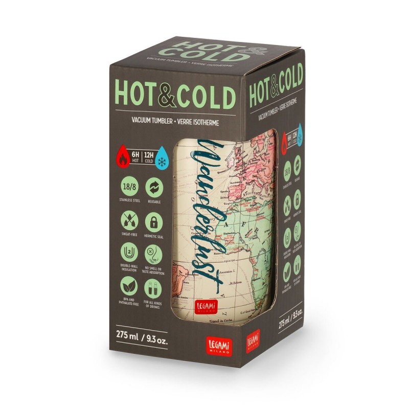 Ποτήρι Legami 275 ml - Travel - Hot and Cold Ποτήρι Legami 275 ml - Travel - Hot and Cold