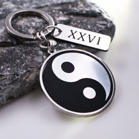 Ανδρικό Μπρελόκ Γούρι XXVI Yin-Yang