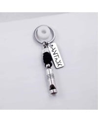 Men’s Keychain with Metal Whistle Handmade men’s keychain with Metal Whistle