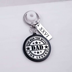 Χειροποίητο ανδρικό μπρελόκ γούρι 2026 για τον Μπαμπά