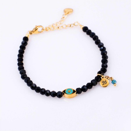 Stainless Steel Jewelry: Βραχιόλι - Γούρι 2026 Μάτι Stainless Steel Jewelry: Βραχιόλι - Γούρι 2026 Μάτι