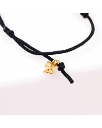 2026 Lucky Bracelet with Enamelled Heart Lucky bracelet in 24K gold plating with Enamelled Heart