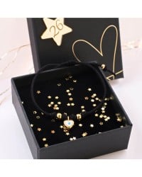 2026 Lucky Bracelet with Enamelled Heart Lucky bracelet in 24K gold plating with Enamelled Heart