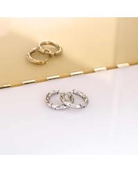 Hoop Earrings - Stainless Steel Hoop earrings made of stainless steel