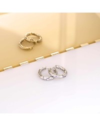 Hoop Earrings - Stainless Steel Hoop earrings made of stainless steel