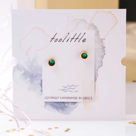 Mini Dots Jewelry: Σκουλαρίκια με Κρύσταλλα