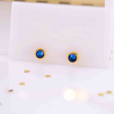 Mini Dots Jewelry: Σκουλαρίκια με Κρύσταλλα